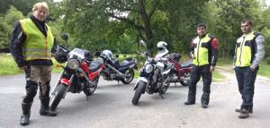 motorcycle trip with the english driving school Berlin